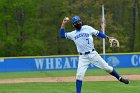 Baseball vs CGA  Wheaton College Baseball vs Coast Guard Academy during game one of the NEWMAC semi-finals playoffs. - (Photo by Keith Nordstrom) : Wheaton, baseball, NEWMAC